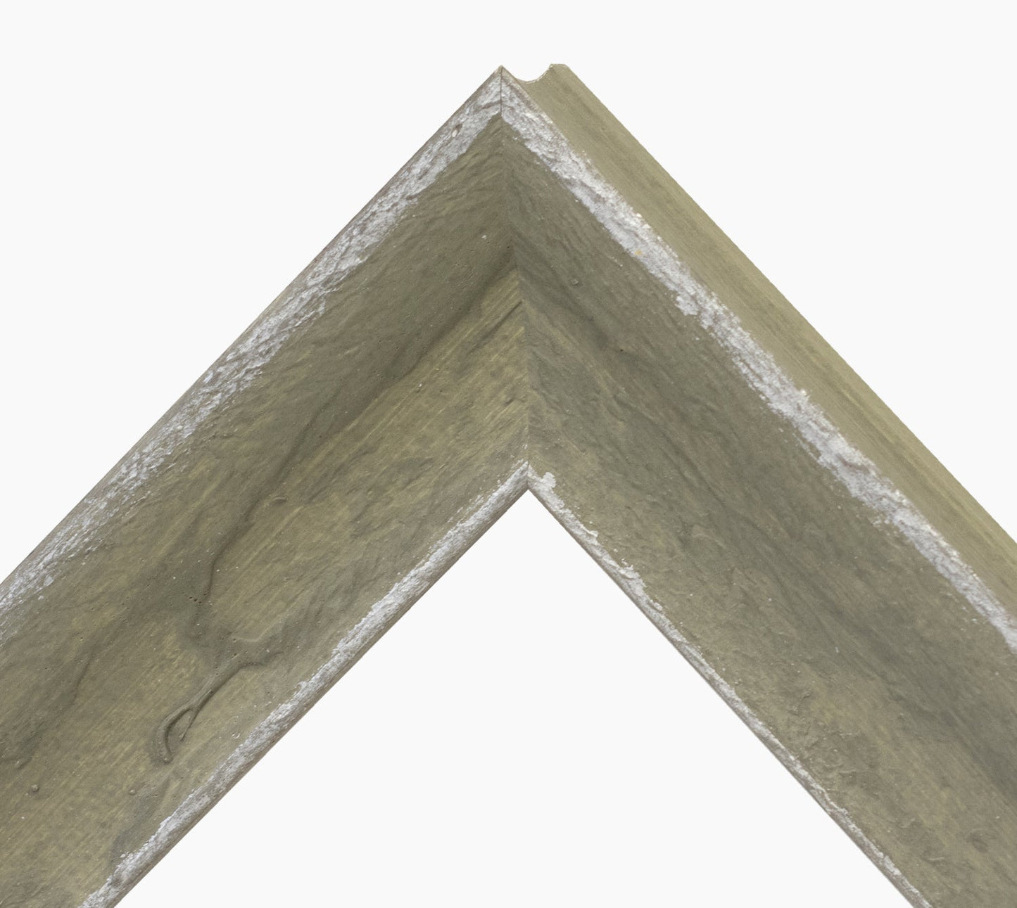 345.452 cadre en bois vert avec argent mesure de profil 60x45 mm Lombarda cornici S.n.c.