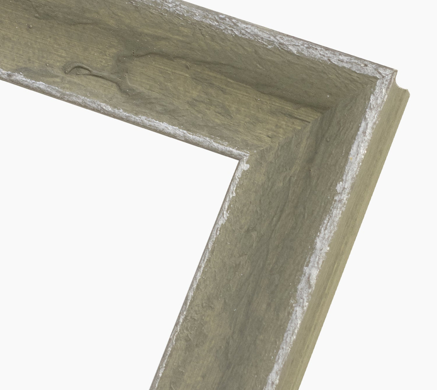 345.452 cadre en bois vert avec argent mesure de profil 60x45 mm Lombarda cornici S.n.c.