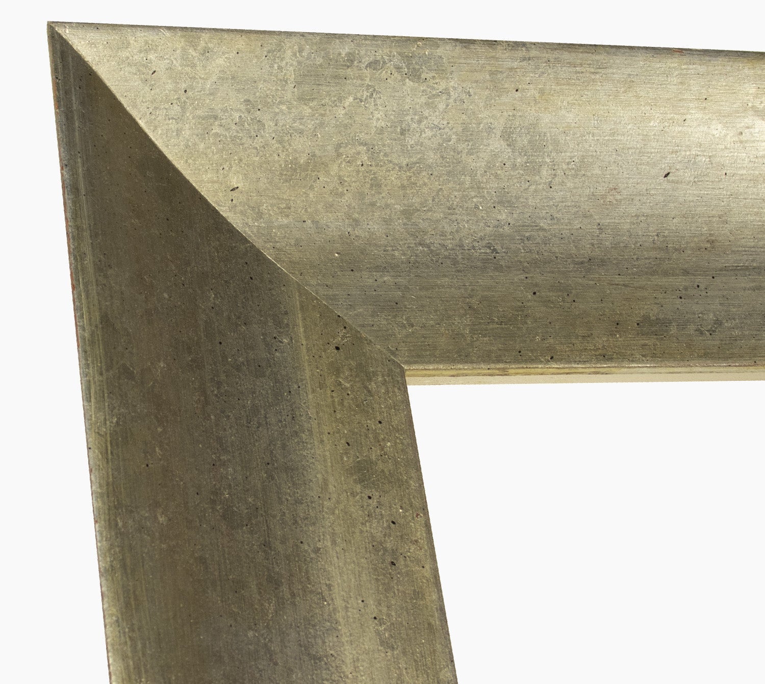 449.011 cornice in legno in foglia argento misura profilo 100x50 mm –  Lombarda cornici s.n.c.