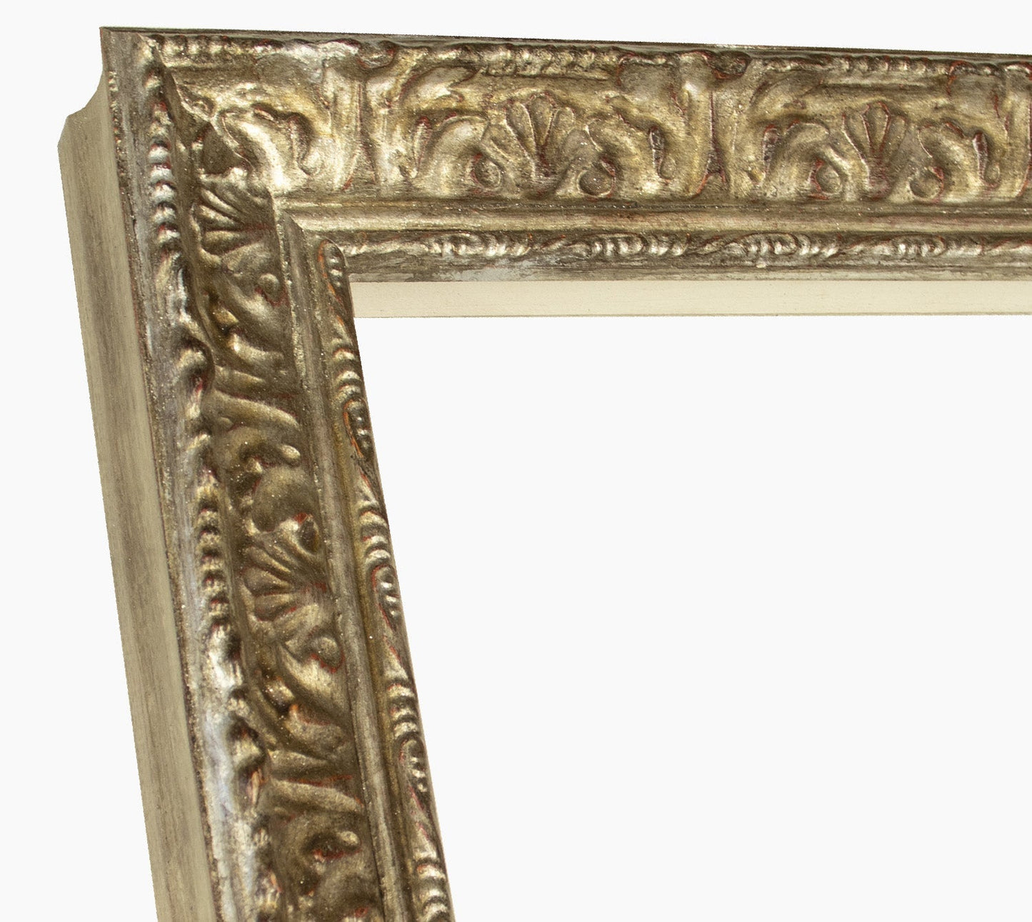 496.231 cadre en bois à la feuille d'argent antique mesure de profil 45x50 mm Lombarda cornici S.n.c.