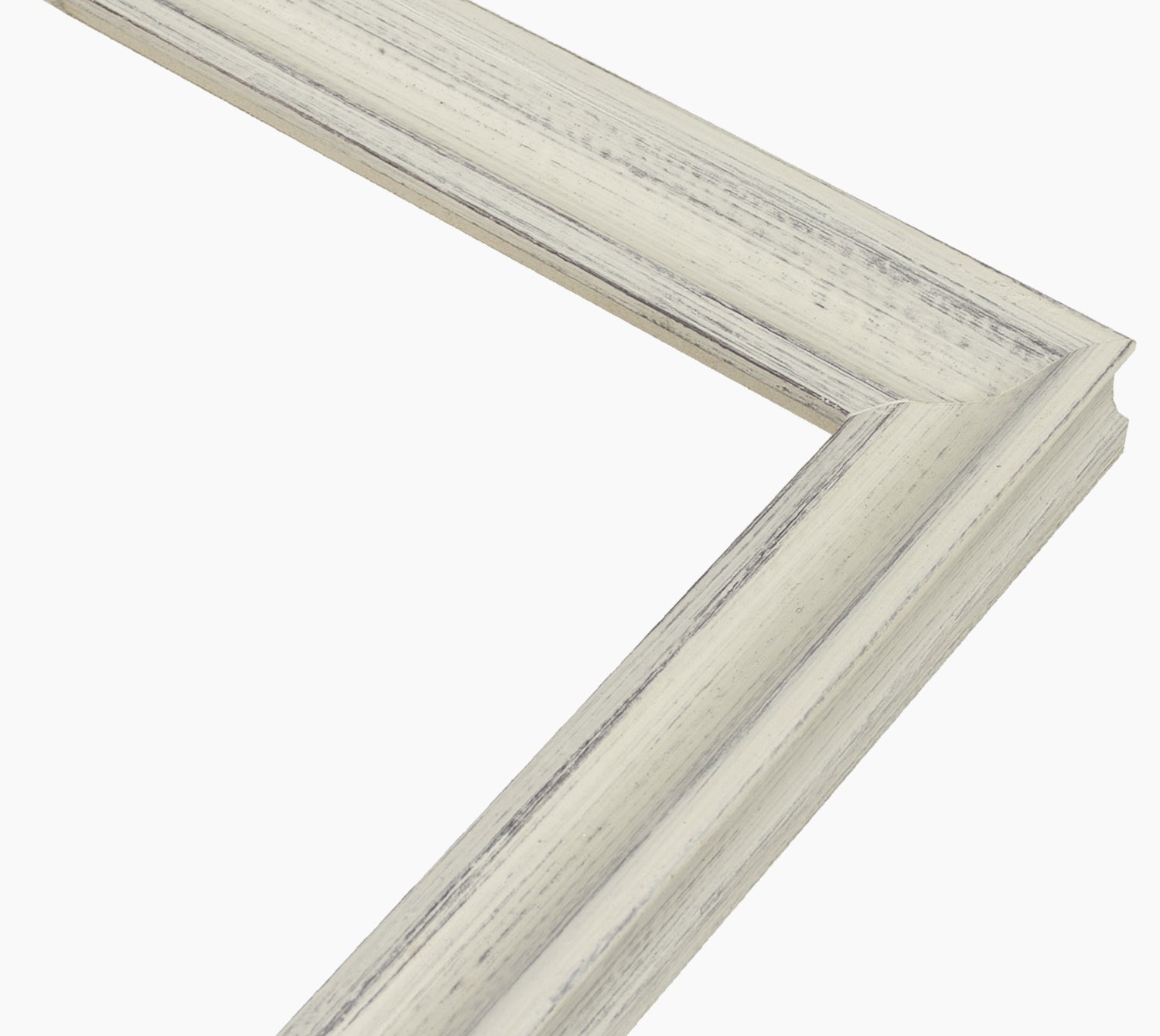 145.920 cornice in legno bianco fondo marrone con profilo misura 35x30 mm Lombarda cornici