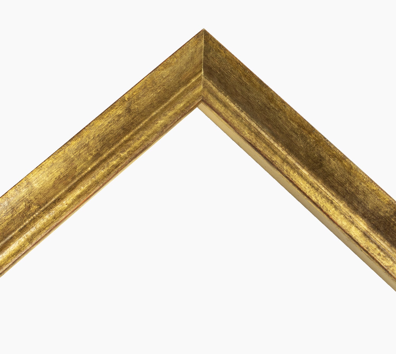 226.230 cadre en bois à la feuille d'or antique mesure de profil 42x26 mm Lombarda cornici