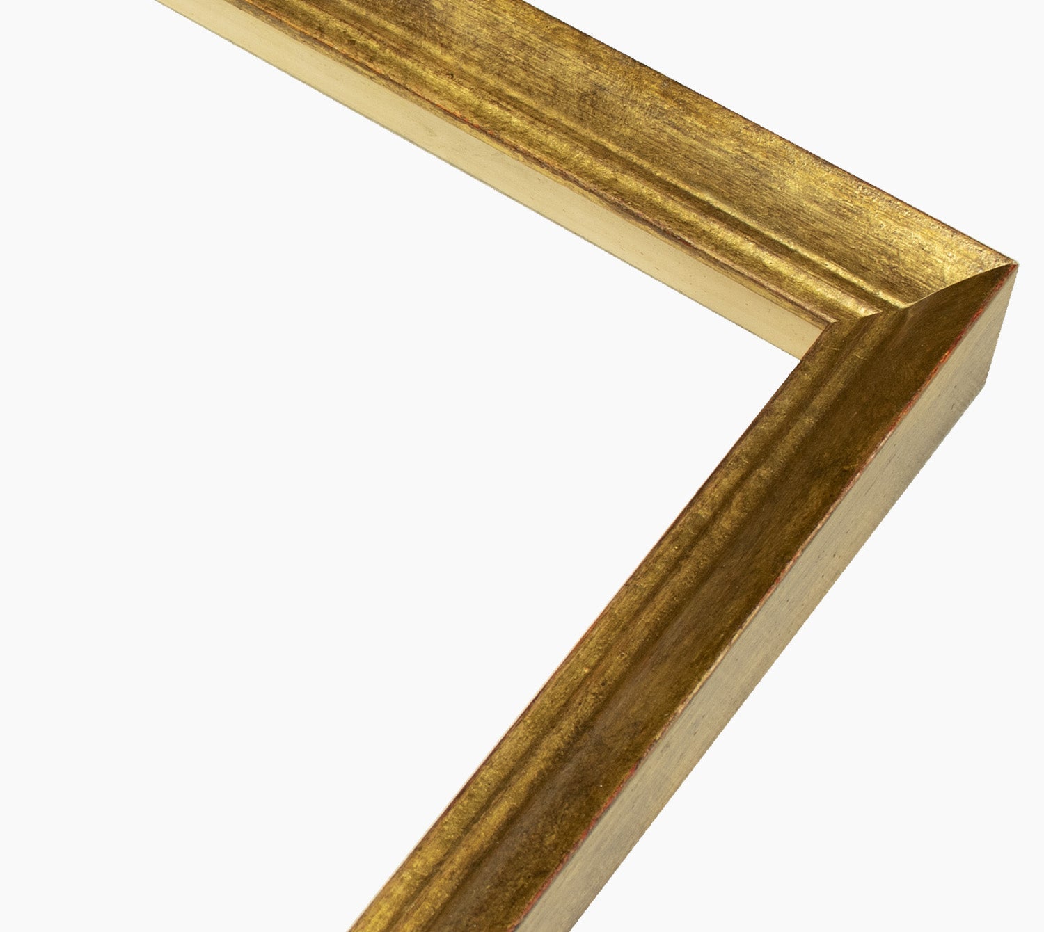 226.230 cadre en bois à la feuille d'or antique mesure de profil 42x26 mm Lombarda cornici