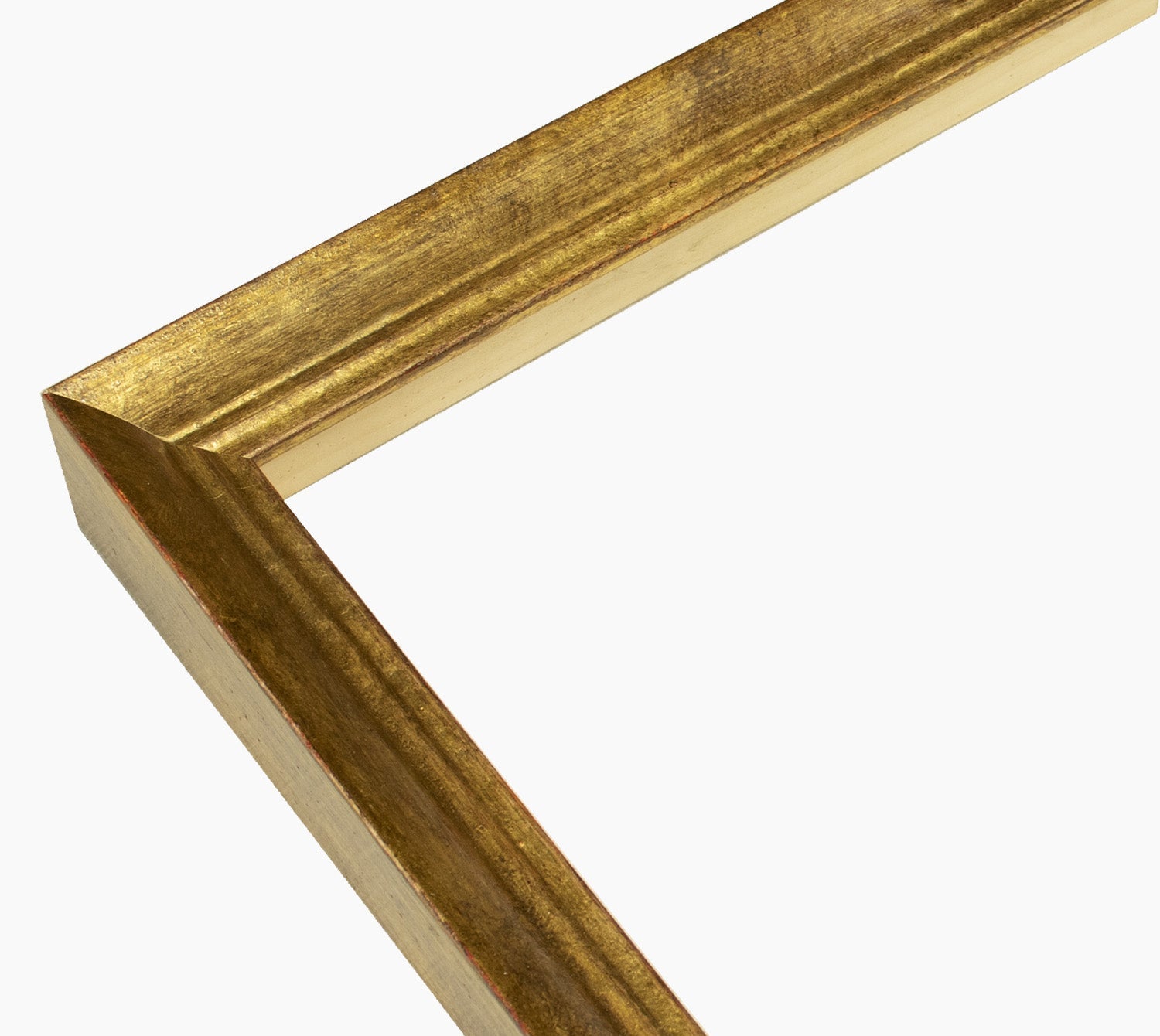 226.230 cadre en bois à la feuille d'or antique mesure de profil 42x26 mm Lombarda cornici