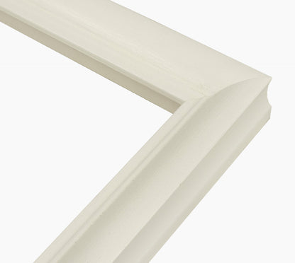 227.899 cadre en bois blanc avec de la cire mesure de profil 45x45 mm Lombarda cornici