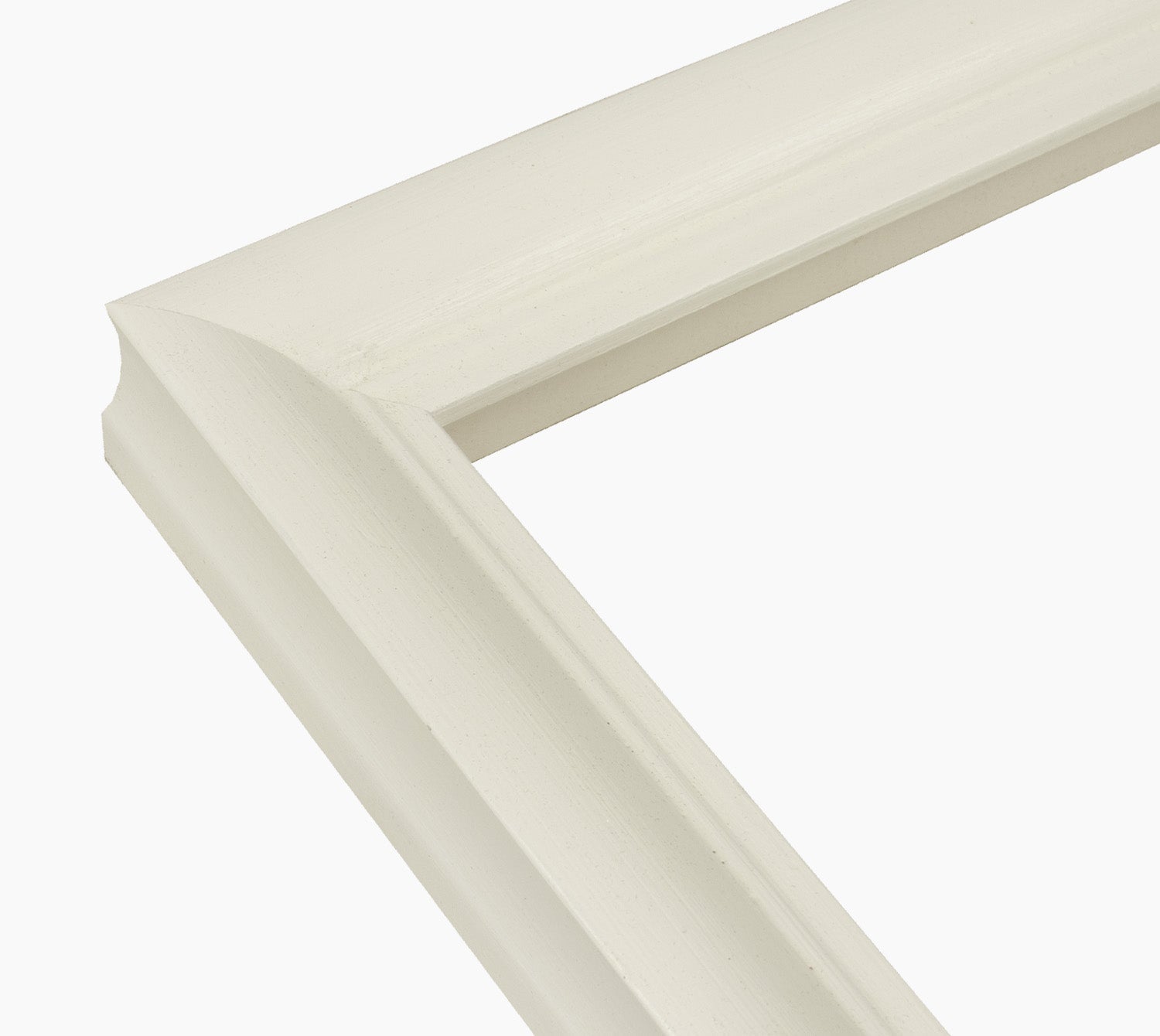 227.899 cadre en bois blanc avec de la cire mesure de profil 45x45 mm Lombarda cornici