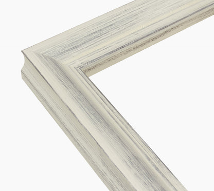 227.920 cadre en bois blanc avec fond marron mesure de profil 45x45 mm Lombarda cornici