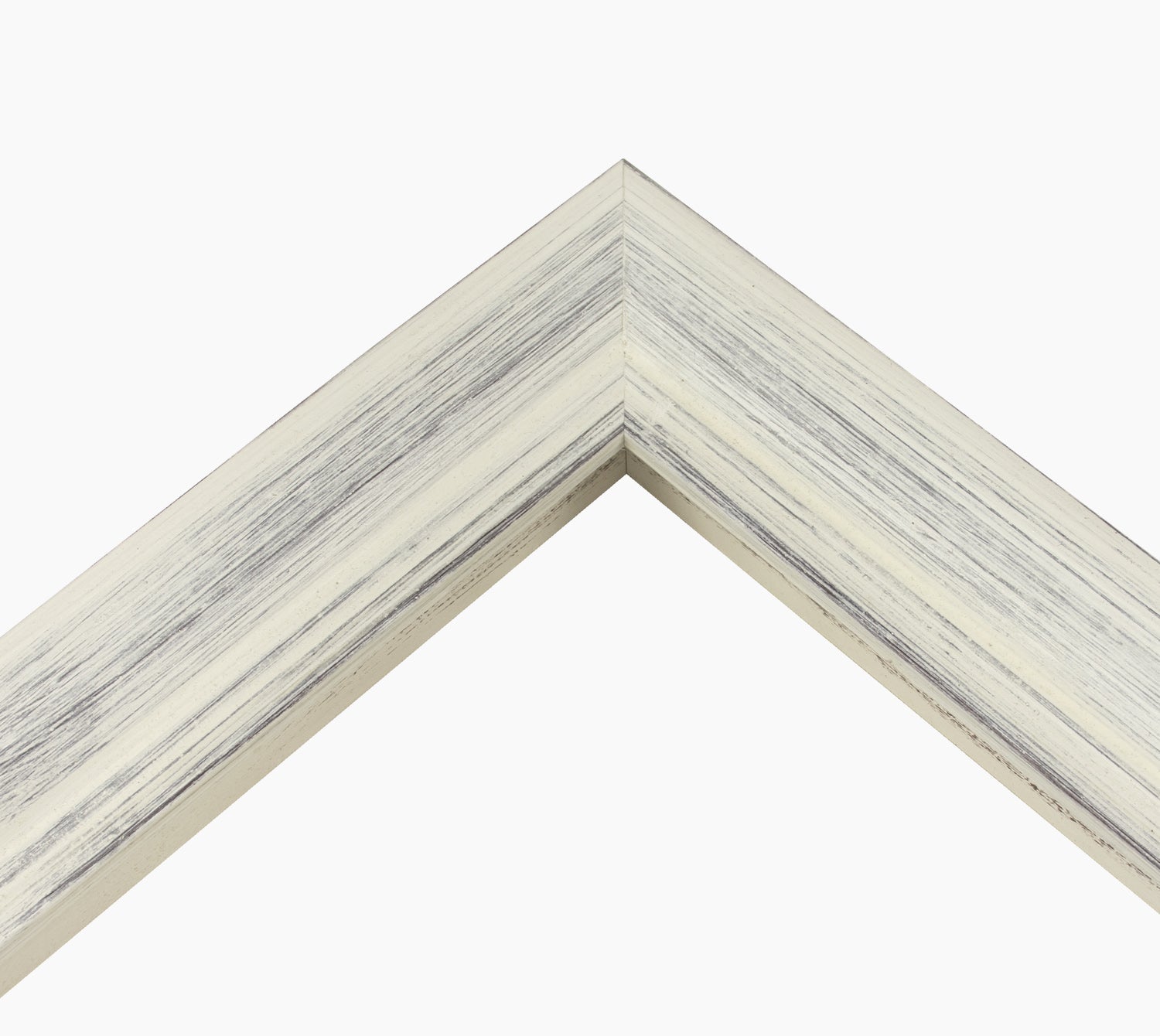 227.920 cadre en bois blanc avec fond marron mesure de profil 45x45 mm Lombarda cornici