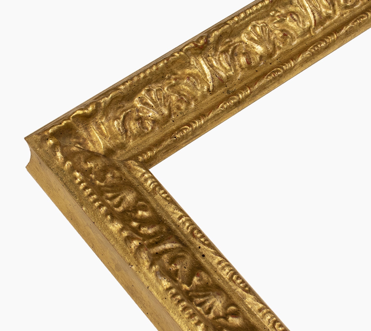 396.010 cornice in legno con profilo in foglia oro misure 45x35 mm Lombarda cornici