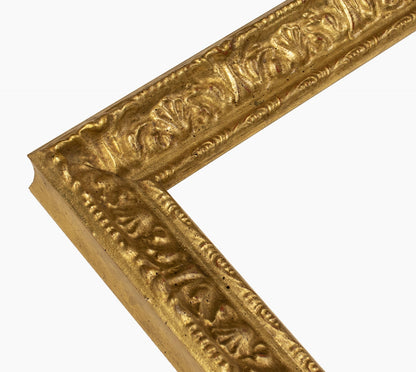 396.010 cornice in legno con profilo in foglia oro misure 45x35 mm Lombarda cornici
