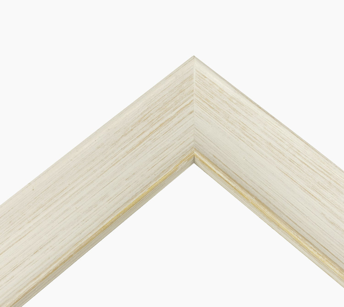 298.915 cadre en bois à fond ocre blanc mesure de profil 45x30 mm Lombarda cornici S.n.c.