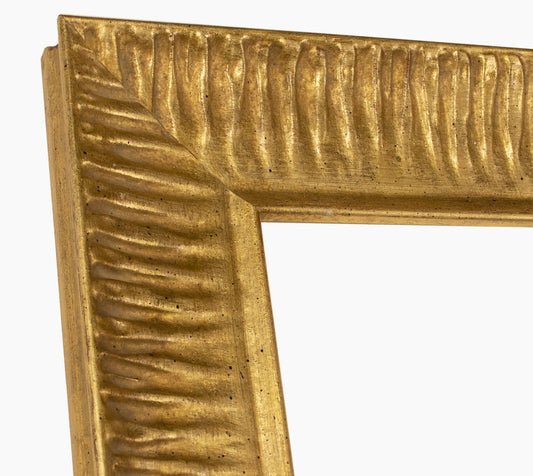 301.010 cadre en bois à la feuille d'or mesure de profil 70x33 mm Lombarda cornici S.n.c.