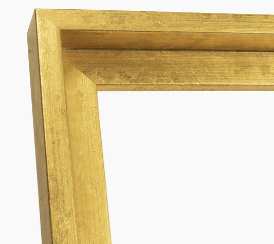 305.300 cadre en bois a la feuille d'or mesure de profil 40x35 mm Lombarda cornici S.n.c.