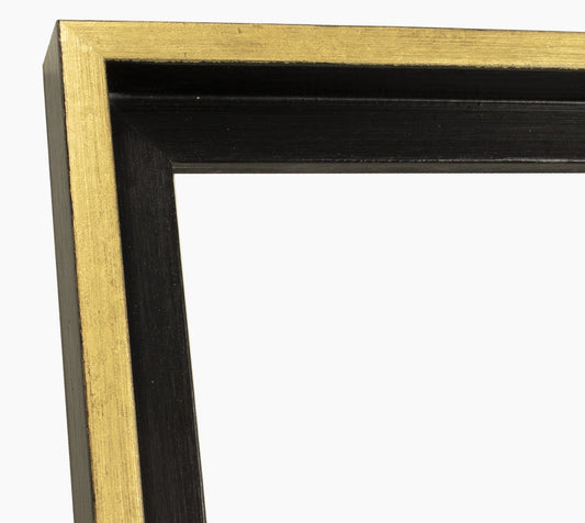 305.7601 cadre en bois noir et or mesure de profil 40x35 mm Lombarda cornici S.n.c.