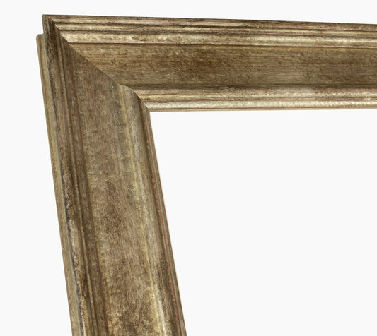 340.231 cadre en bois à la feuille d'argent antique mesure de profil 60x30 mm Lombarda cornici S.n.c.
