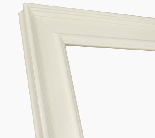 340.899 cadre en bois blanc avec de la cire mesure de profil 60x30 mm Lombarda cornici S.n.c.