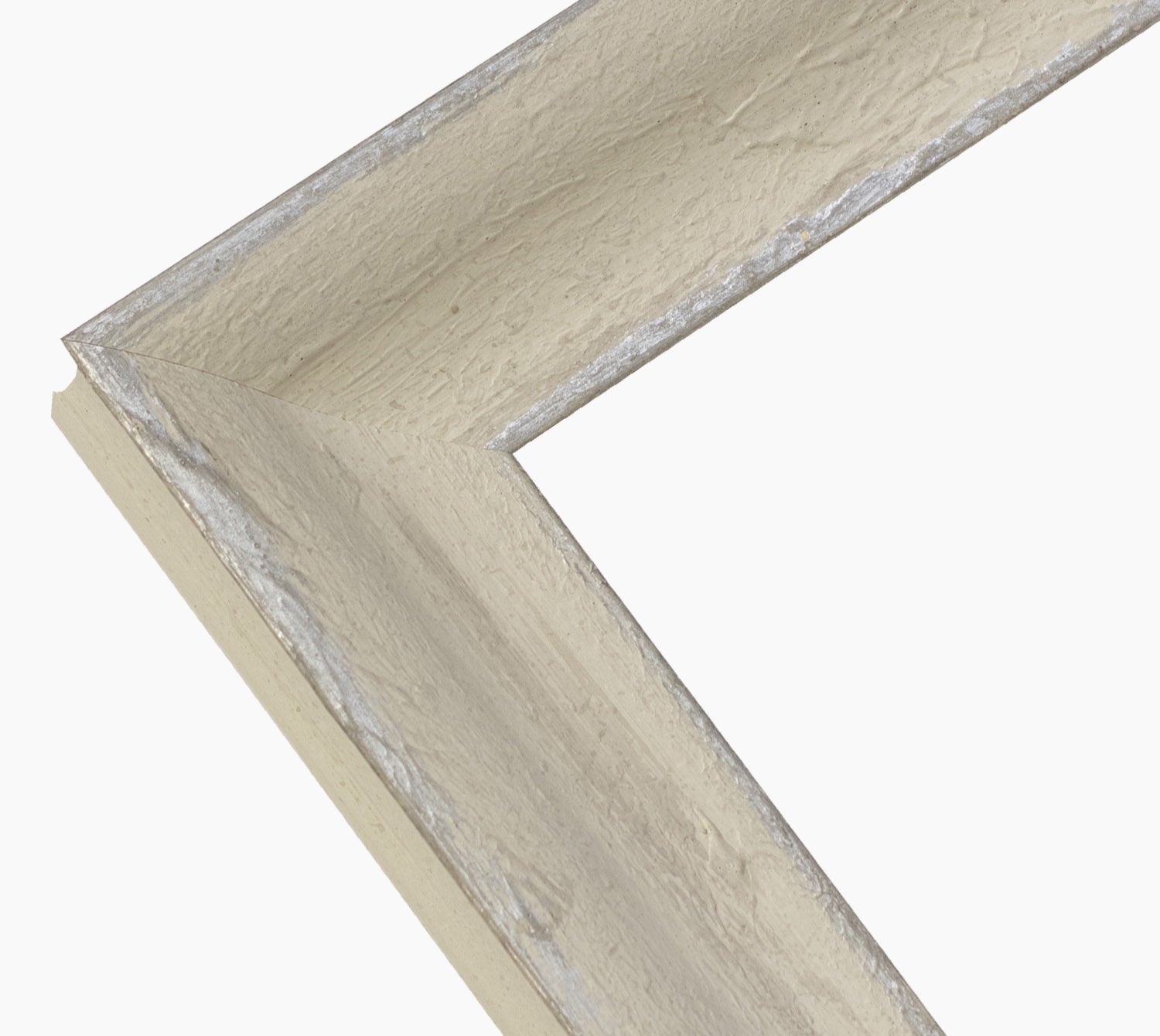 Effetto cornice in legno Profilo 94 argento 50x60 cm Vetro normale