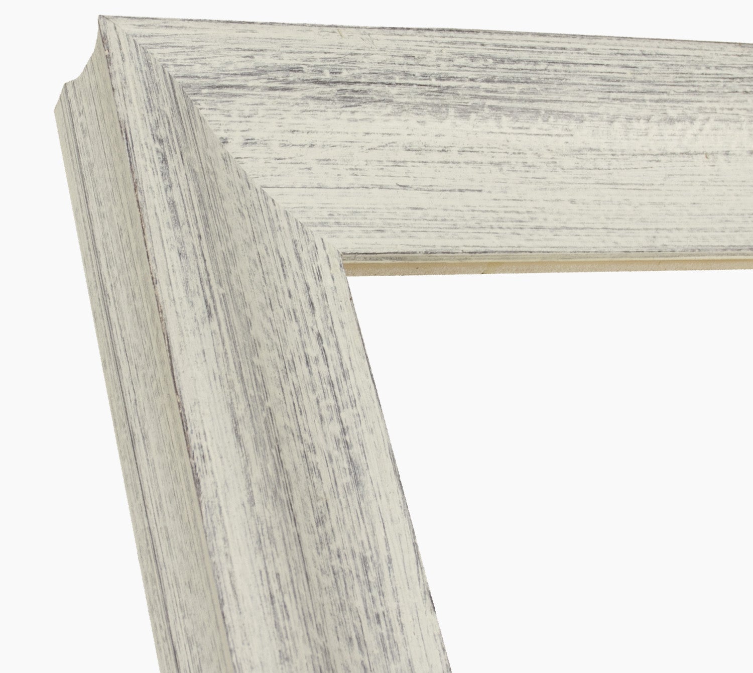 345.920 cornice in legno bianco fondo marrone misure profilo 60x45 mm –  Lombarda cornici s.n.c.