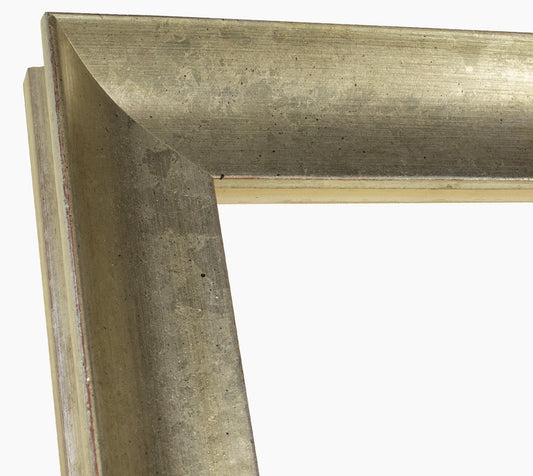 444.011 cadre en bois à la feuille d'argent mesure de profil 65x55 mm Lombarda cornici S.n.c.