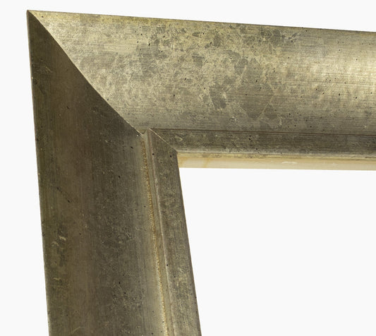 448.011 cadre en bois à la feuille d'argent mesure de profil 80x45 mm Lombarda cornici S.n.c.