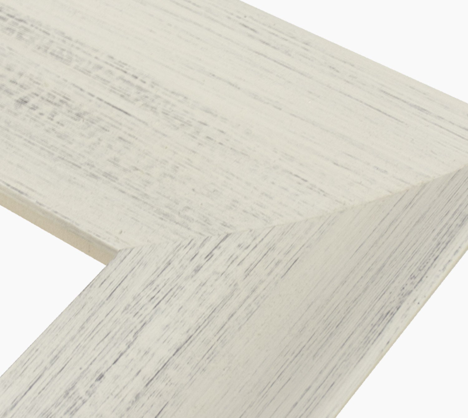 449.920 cadre en bois blanc avec fond marron mesure de profil 100x50 mm Lombarda cornici S.n.c.
