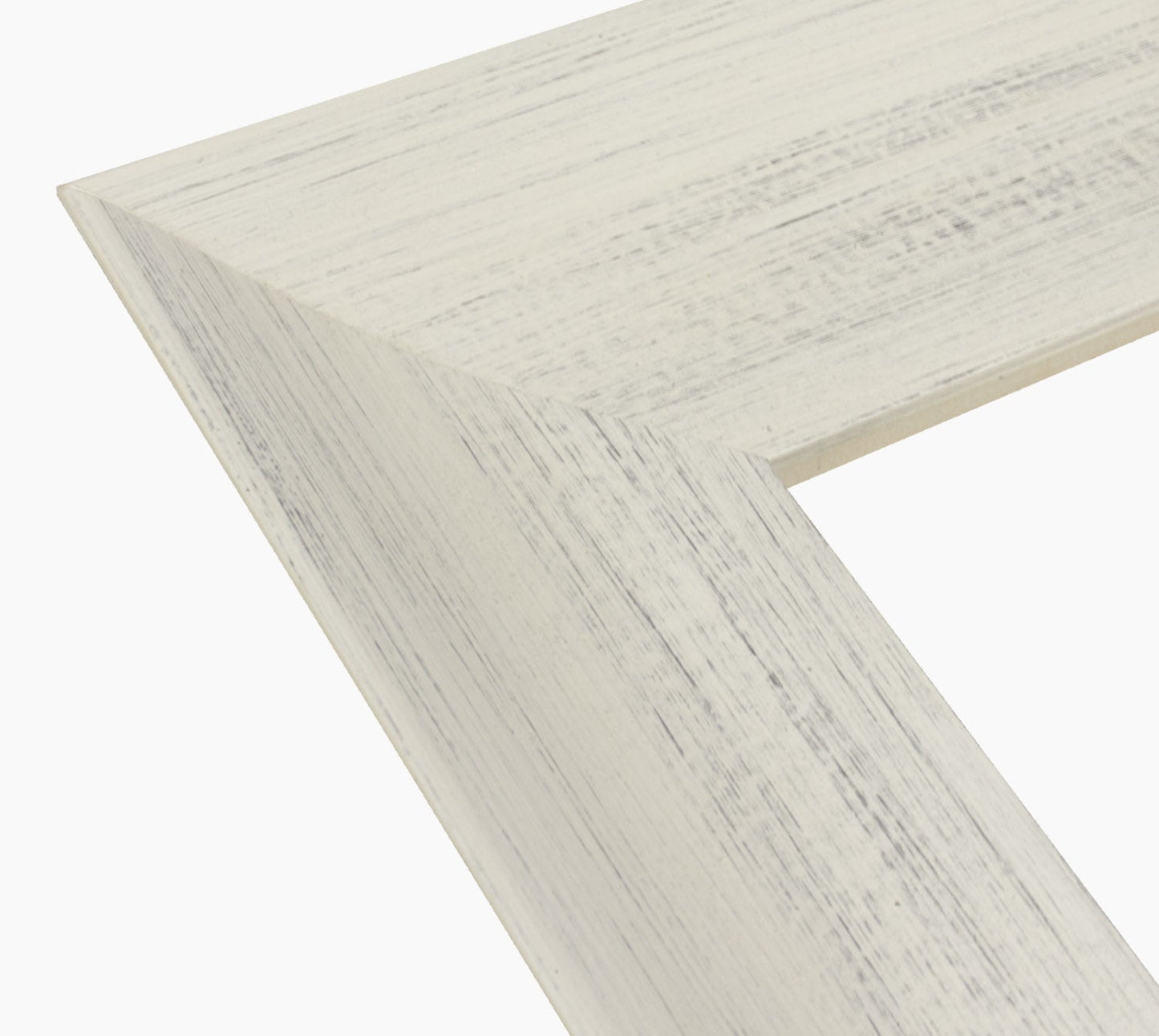 449.920 cadre en bois blanc avec fond marron mesure de profil 100x50 mm Lombarda cornici S.n.c.