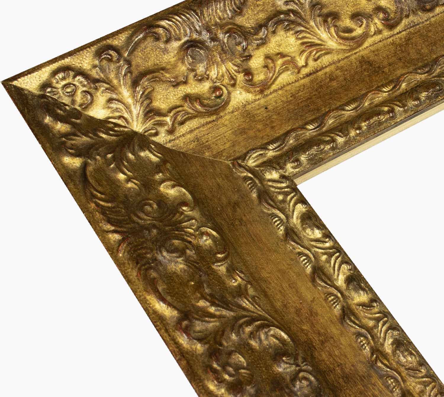 4900.230 cadre en bois à la feuille d'or antique mesure de profil 100x50 mm Lombarda cornici S.n.c.