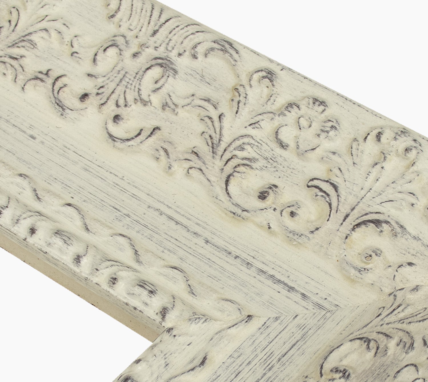 4900.920 cadre en bois à fond sombre blanc mesure de profil 100x50 mm Lombarda cornici S.n.c.