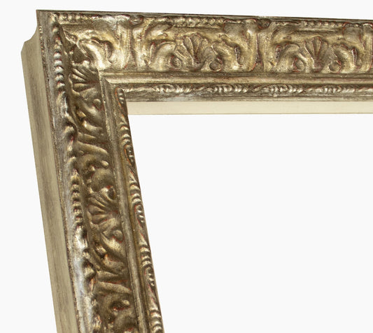 496.231  cadre en bois à la feuille d'argent antique mesure de profil 45x50 mm Lombarda cornici S.n.c.
