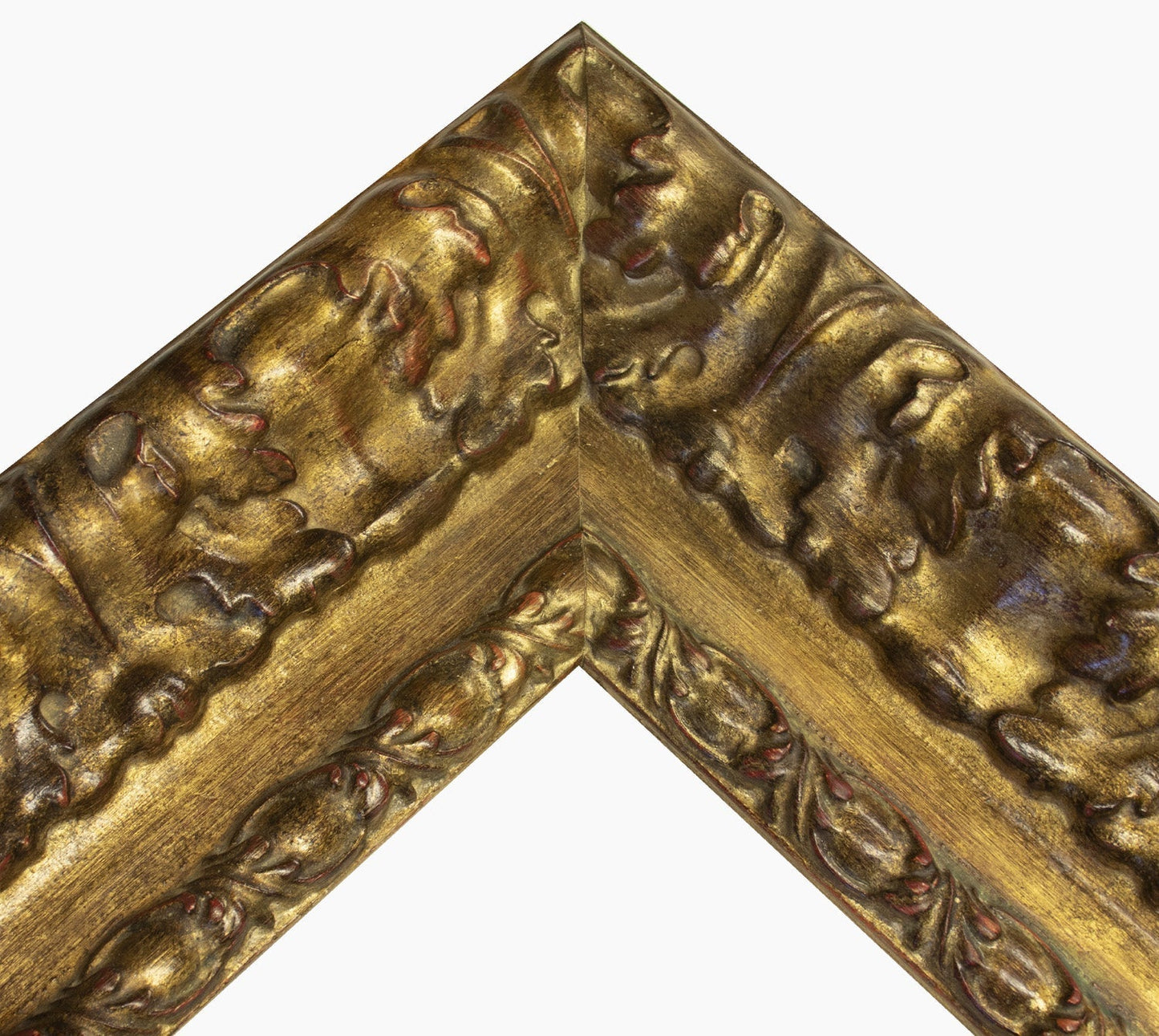 4980.230 cadre en bois à la feuille d'or antique mesure de profil 100x60 mm Lombarda cornici S.n.c.