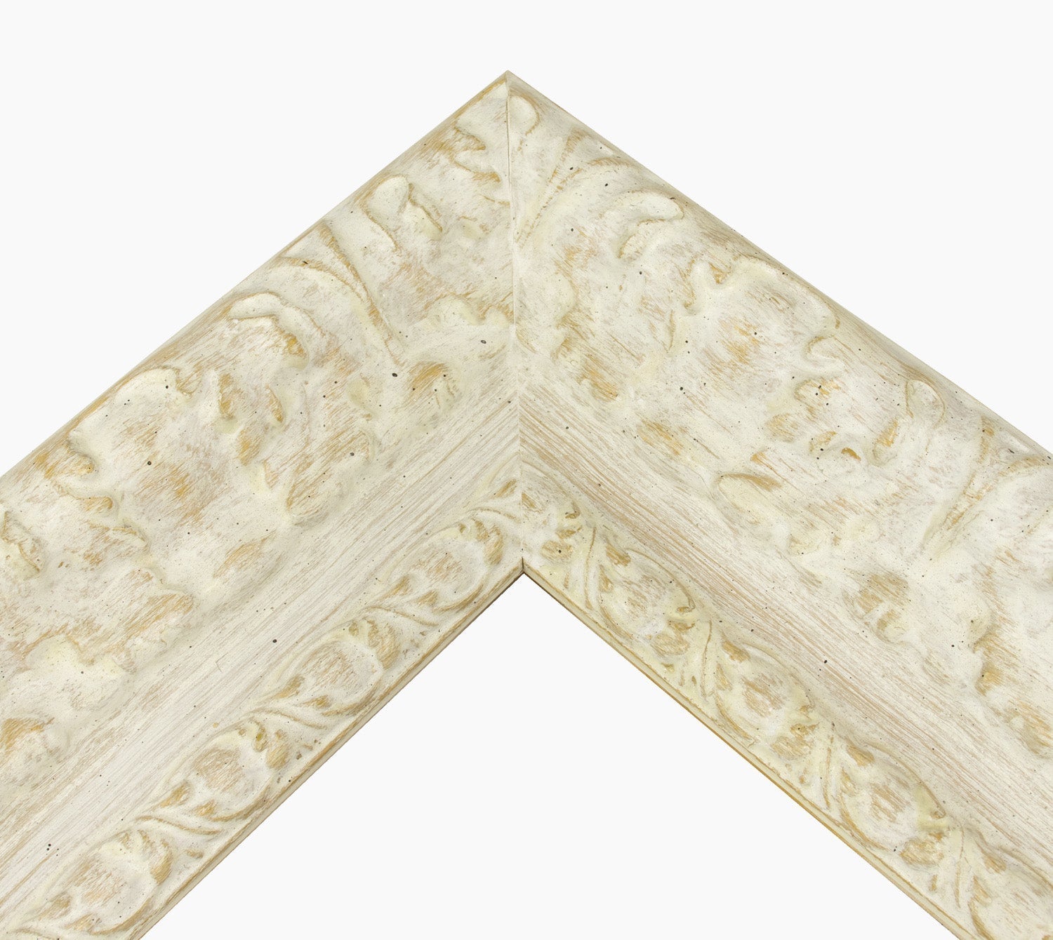 4980.915 cadre en bois à fond ocre blanc mesure de profil 100x60 mm Lombarda cornici S.n.c.