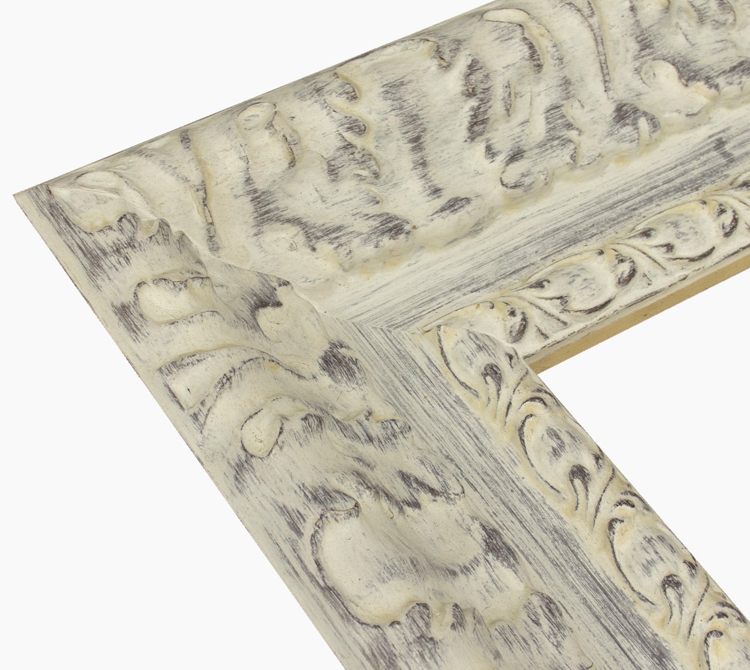 4980.920 cadre en bois à fond sombre blanc mesure de profil 100x60 mm Lombarda cornici S.n.c.