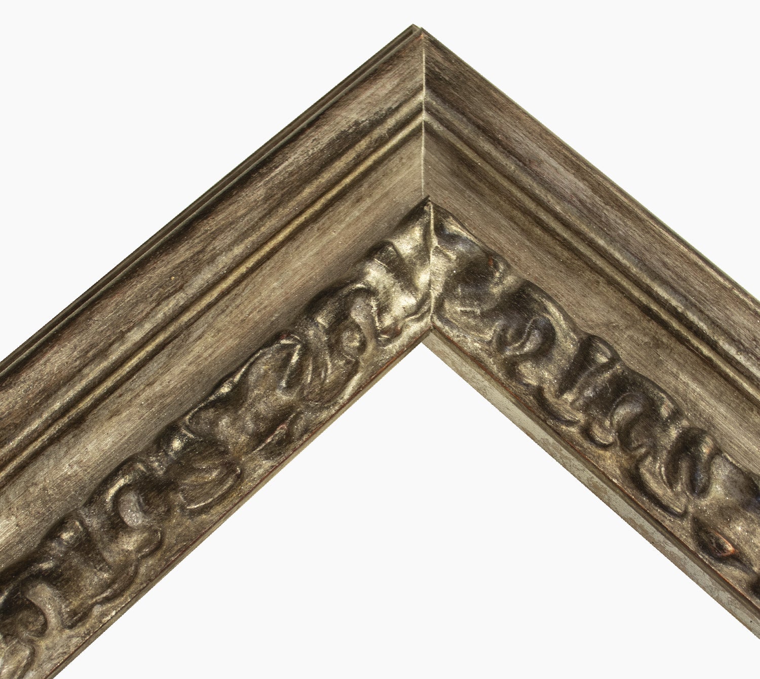 506.231 cadre en bois à la feuille d'argent antique mesure de profil 80x40 mm Lombarda cornici S.n.c.