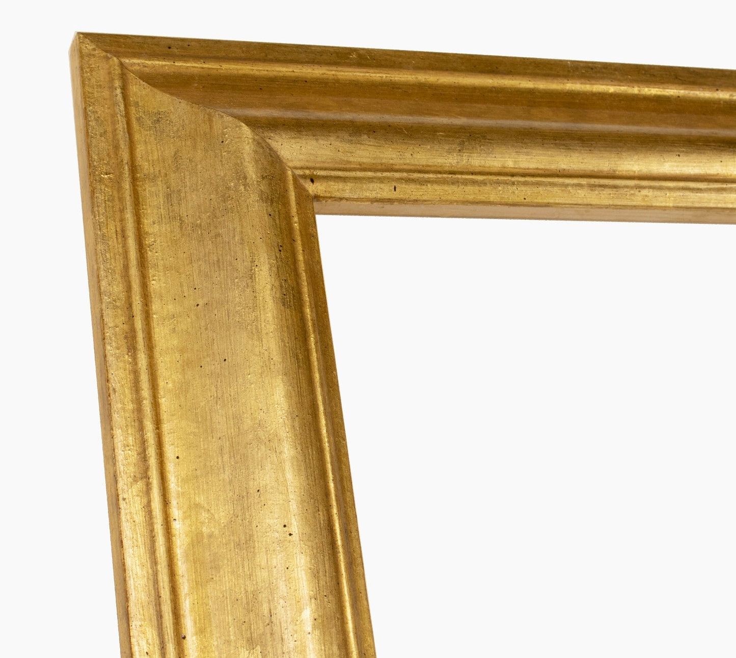 4900.601 gold leaf wooden frame with black groove profile size