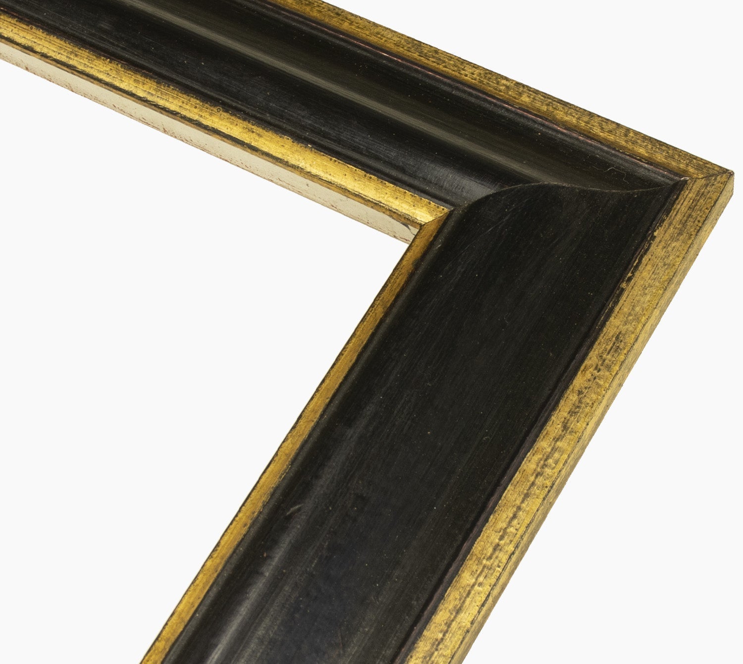 628.601 cadre en bois noir avec des fils d'or mesure de profil 60x37 mm Lombarda cornici S.n.c.