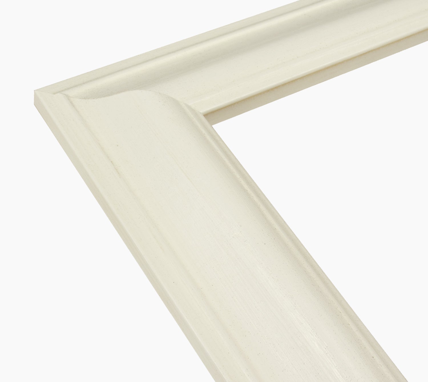 628.899 cadre en bois blanc avec de la cire mesure de profil 60x37 mm Lombarda cornici S.n.c.