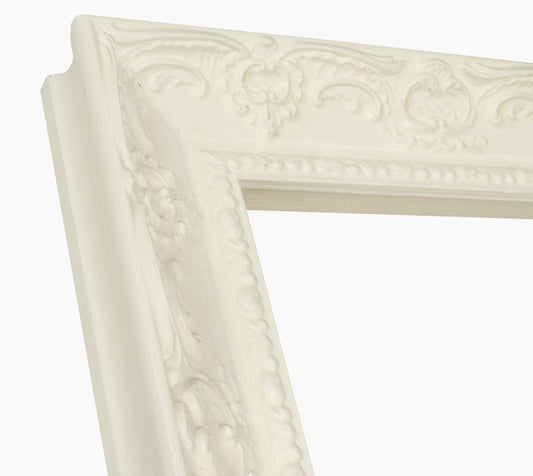631.899 cadre en bois blanc avec de la cire mesure de profil 65x55 mm Lombarda cornici S.n.c.