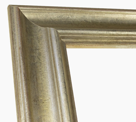 739.011 cadre en bois à la feuille d'argent mesure de profil 80x45 mm Lombarda cornici S.n.c.