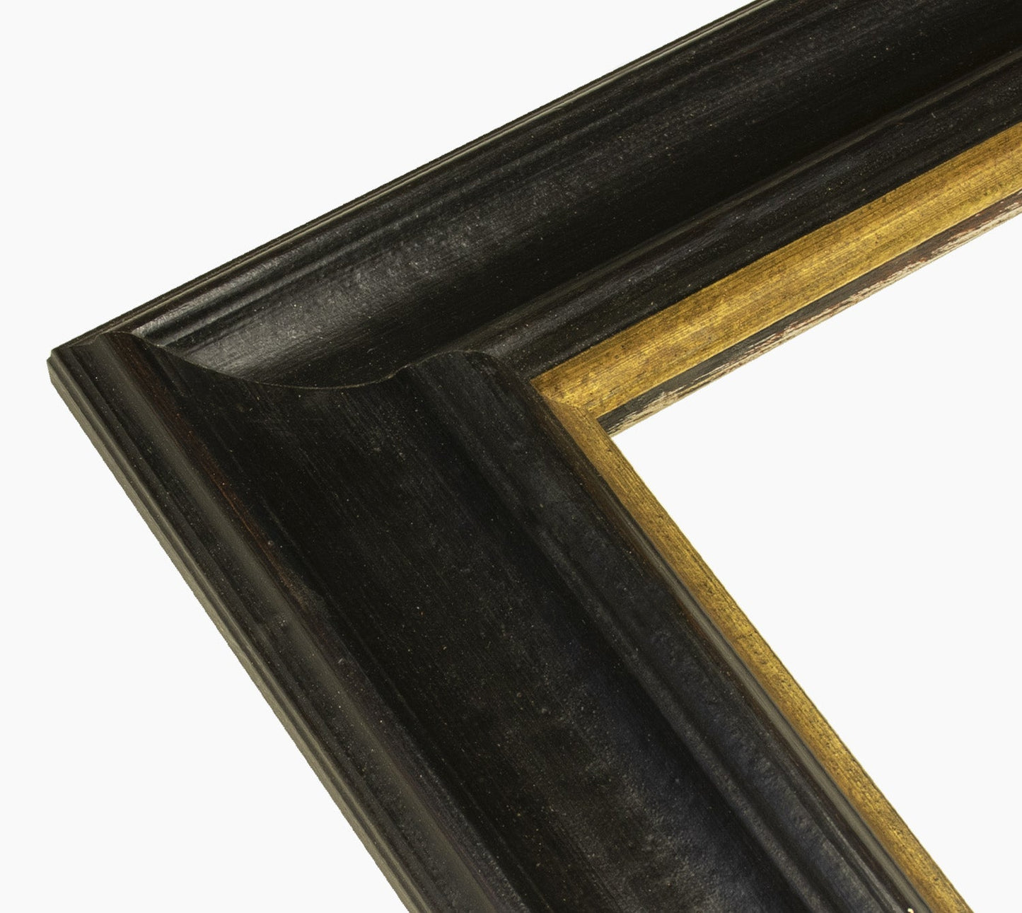 739.601 cadre en bois noir avec fil d'or mesure de profil 80x45 mm Lombarda cornici S.n.c.