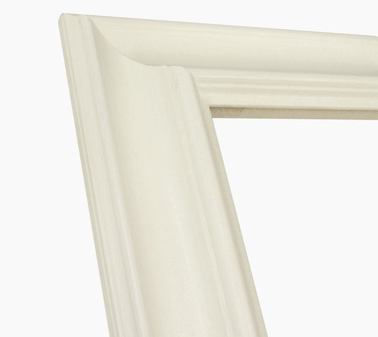 739.899 cadre en bois blanc avec de la cire mesure de profil 80x45 mm Lombarda cornici S.n.c.