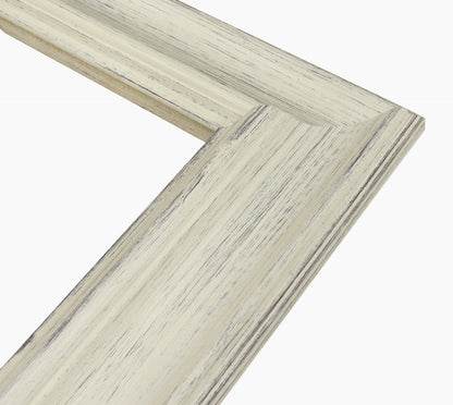 739.920 cadre en bois blanc avec fond marron mesure de profil 80x45 mm Lombarda cornici S.n.c.