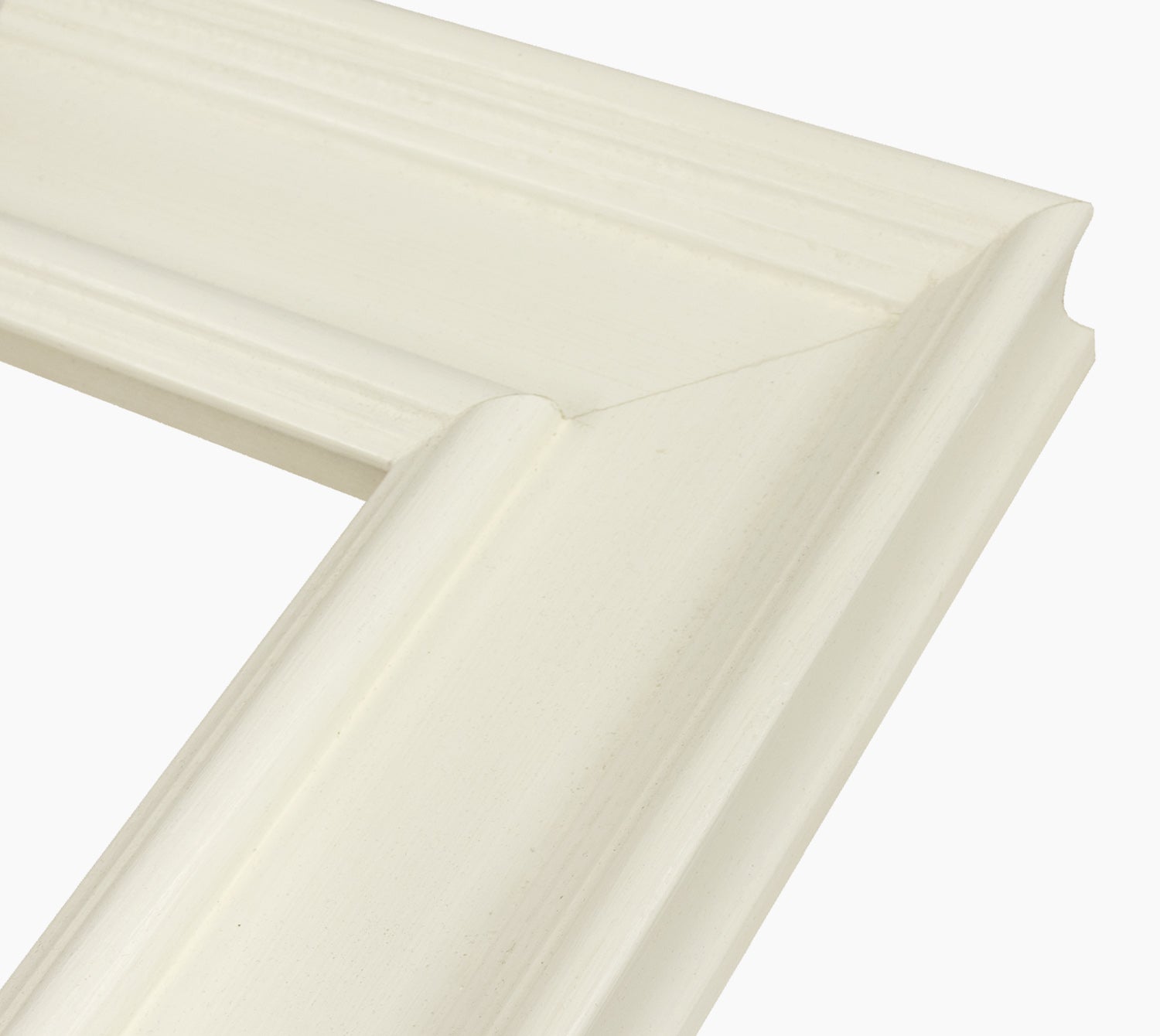 740.899 cadre en bois blanc avec de la cire mesure de profil 100x50 mm Lombarda cornici S.n.c.