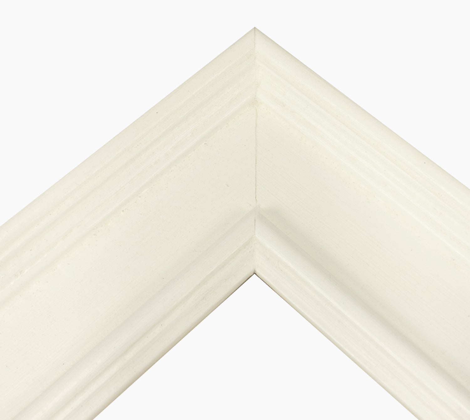 740.899 cadre en bois blanc avec de la cire mesure de profil 100x50 mm Lombarda cornici S.n.c.